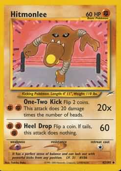 Pokemon | Hitmonlee (42/105) [Neo Destiny Unlimited] | The Nerd Merchant