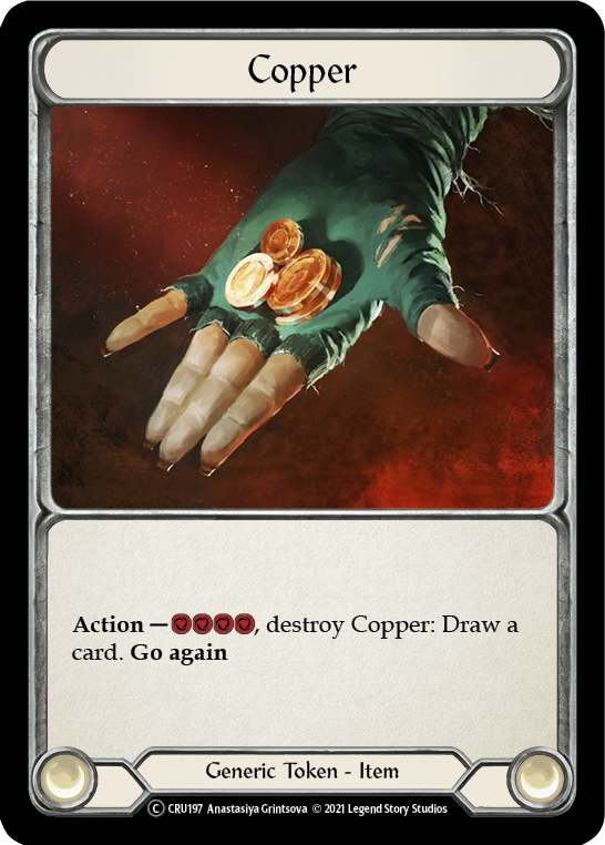 Flesh and Blood TCG | Copper [U-CRU197] (Crucible of War Unlimited)  Unlimited Rainbow Foil | The Nerd Merchant