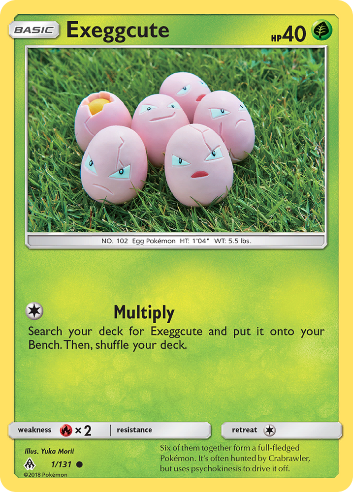 Pokemon | Exeggcute (1/131) [Sun & Moon: Forbidden Light] | The Nerd Merchant