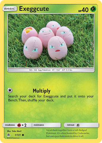 Pokemon | Exeggcute (1/131) [Sun & Moon: Forbidden Light] | The Nerd Merchant