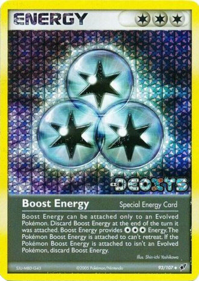 Pokemon | Boost Energy (93/107) (Stamped) [EX: Deoxys] | The Nerd Merchant