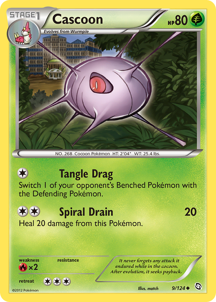 Pokemon | Cascoon (9/124) [Black & White: Dragons Exalted] | The Nerd Merchant