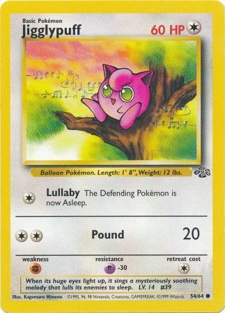 Pokemon | Jigglypuff (54/64) [Jungle Unlimited] | The Nerd Merchant