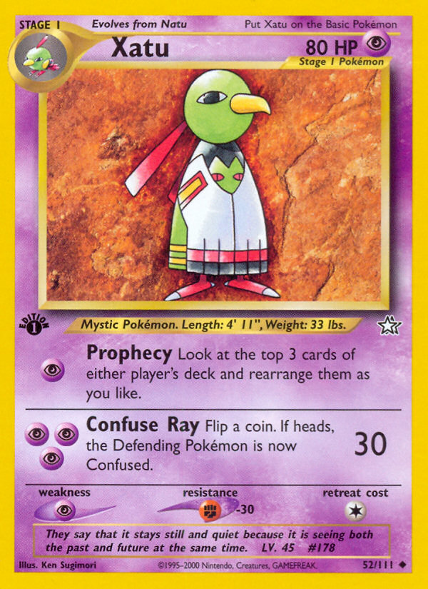 Pokemon | Xatu (52/111) [Neo Genesis 1st Edition] | The Nerd Merchant