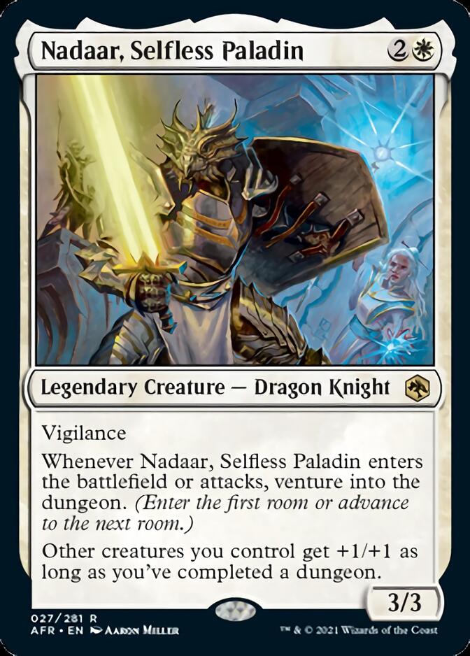 Magic | Nadaar, Selfless Paladin [Dungeons & Dragons: Adventures in the Forgotten Realms] | The Nerd Merchant