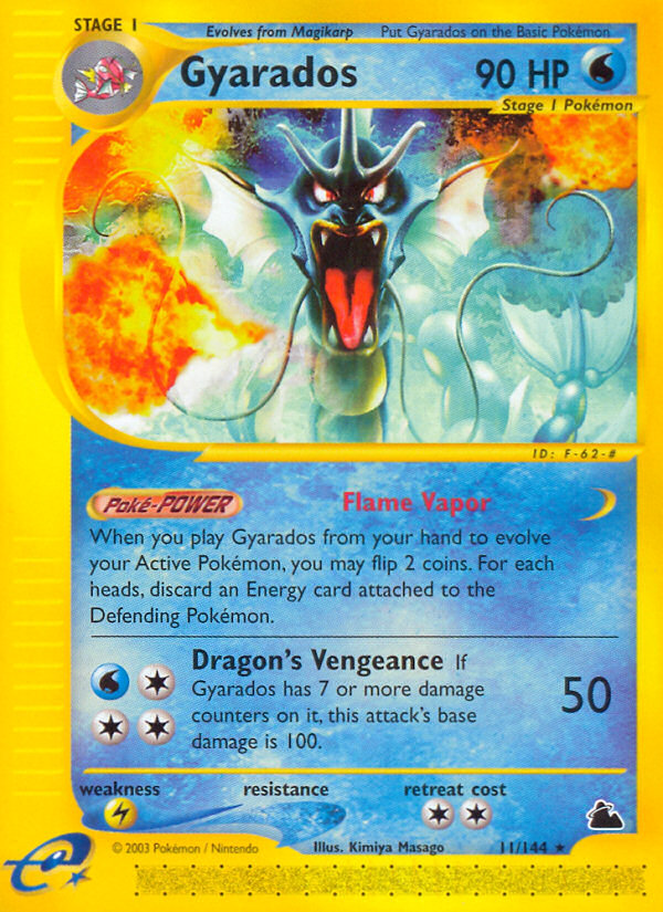 Pokemon | Gyarados (11/144) [Skyridge] | The Nerd Merchant