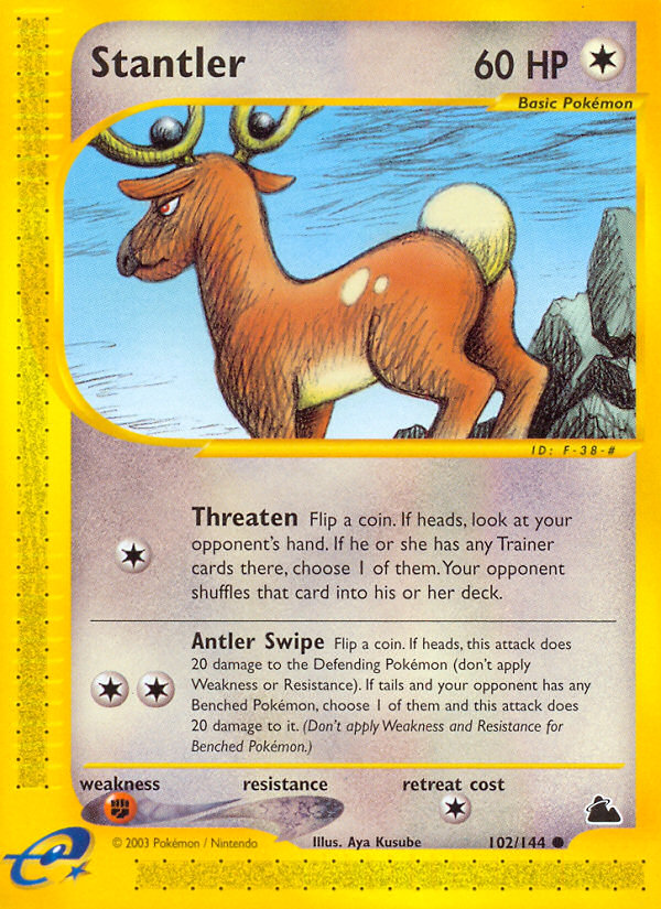 Pokemon | Stantler (102/144) [Skyridge] | The Nerd Merchant