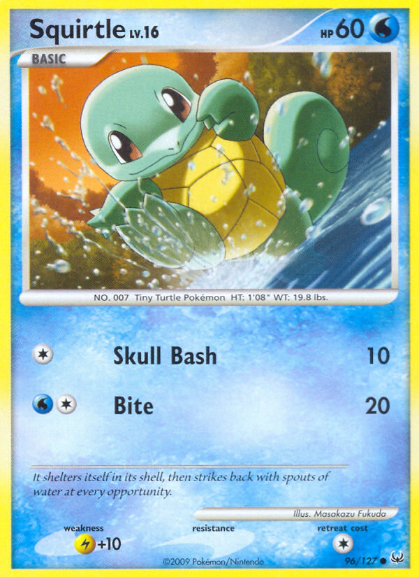 Pokemon | Squirtle (96/127) [Platinum: Base Set] | The Nerd Merchant