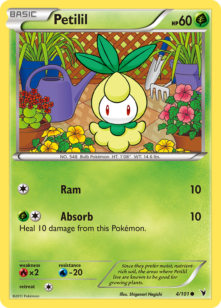 Pokemon | Petilil (4/101) [Black & White: Noble Victories] | The Nerd Merchant