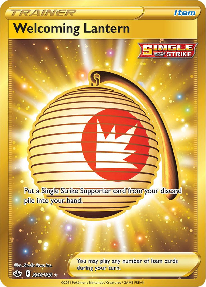 Pokemon | Welcoming Lantern (230/198) [Sword & Shield: Chilling Reign] | The Nerd Merchant