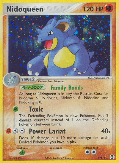 Pokemon | Nidoqueen (9/112) [EX: FireRed & LeafGreen] | The Nerd Merchant