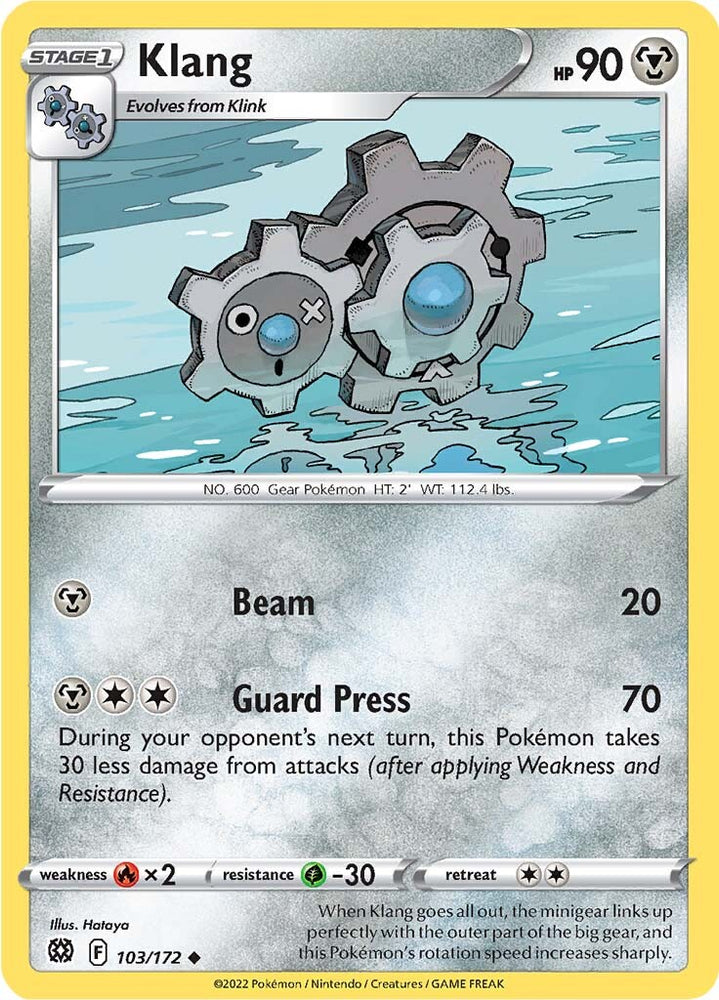 Pokemon | Klang (103/172) [Sword & Shield: Brilliant Stars] | The Nerd Merchant