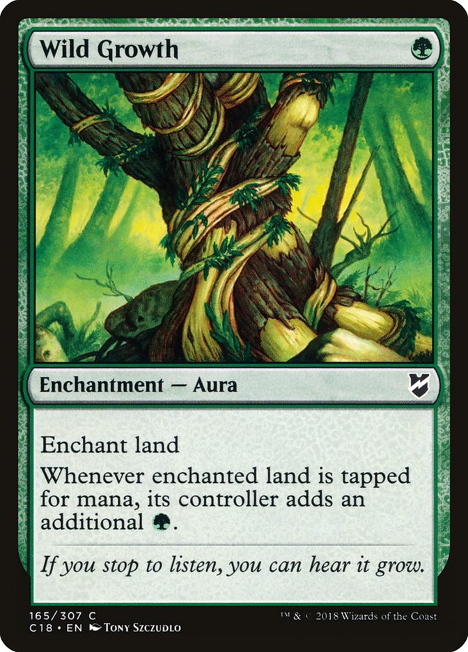 Magic | Wild Growth [Commander 2018] | The Nerd Merchant