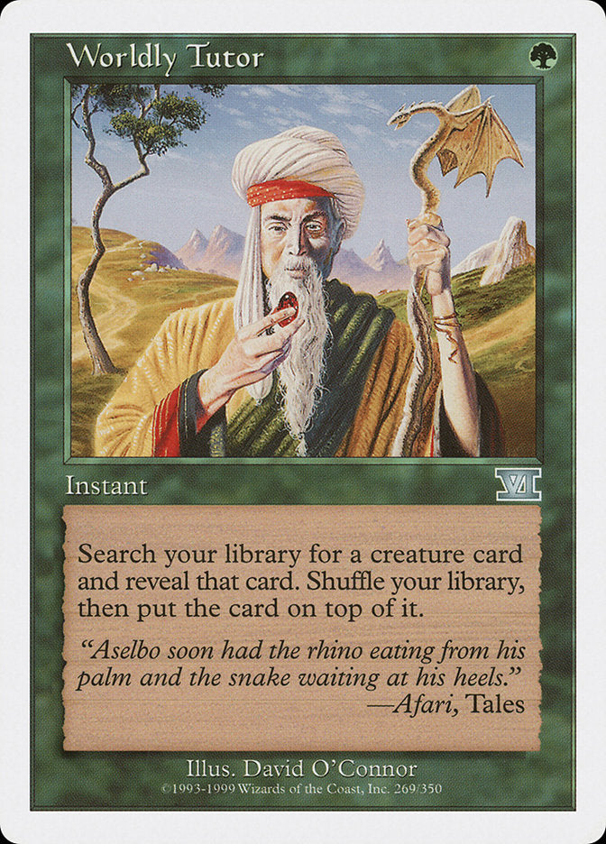 Magic | Worldly Tutor [Classic Sixth Edition] | The Nerd Merchant