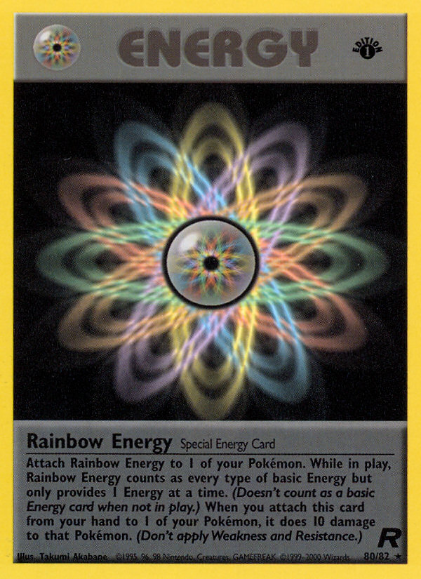Pokemon | Rainbow Energy (80/82) [Team Rocket 1st Edition] | The Nerd Merchant
