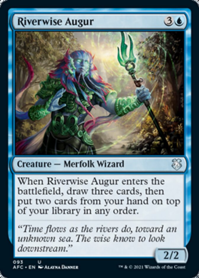 Magic | Riverwise Augur [Dungeons & Dragons: Adventures in the Forgotten Realms Commander] | The Nerd Merchant