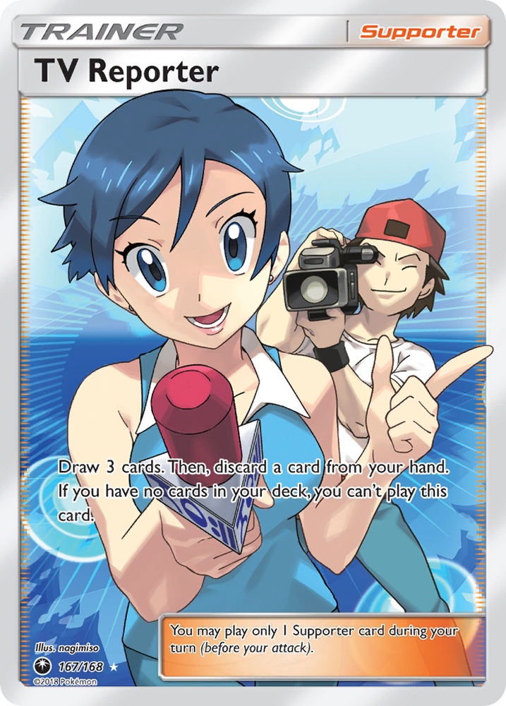 Pokemon | TV Reporter (167/168) [Sun & Moon: Celestial Storm] | The Nerd Merchant