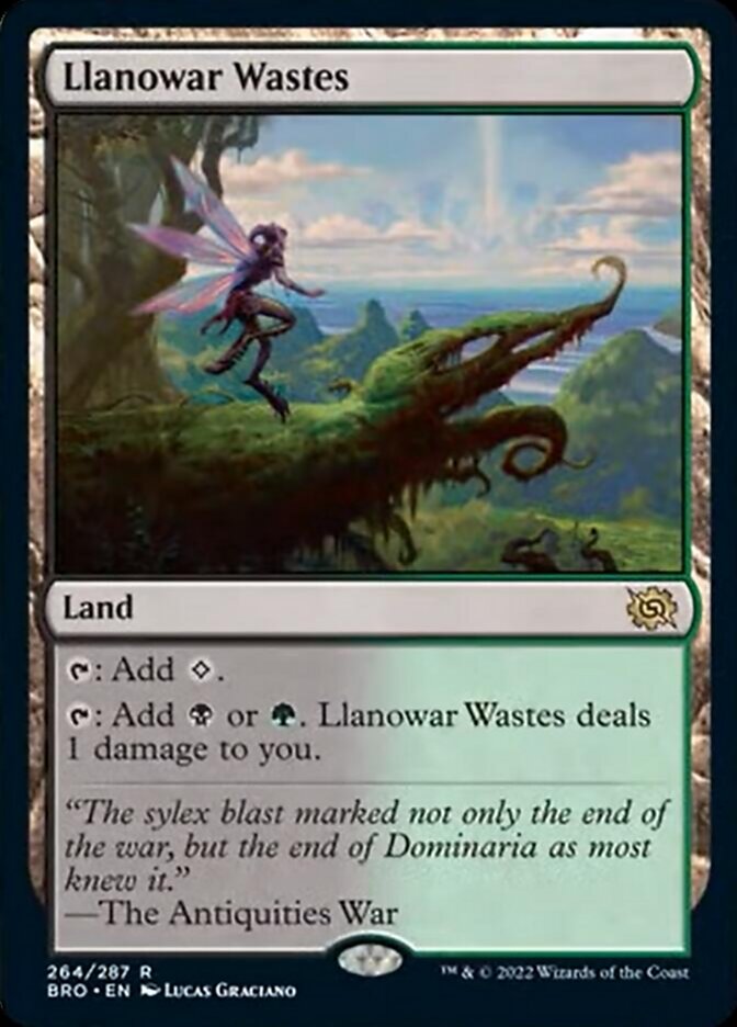 Magic | Llanowar Wastes [The Brothers' War] | The Nerd Merchant