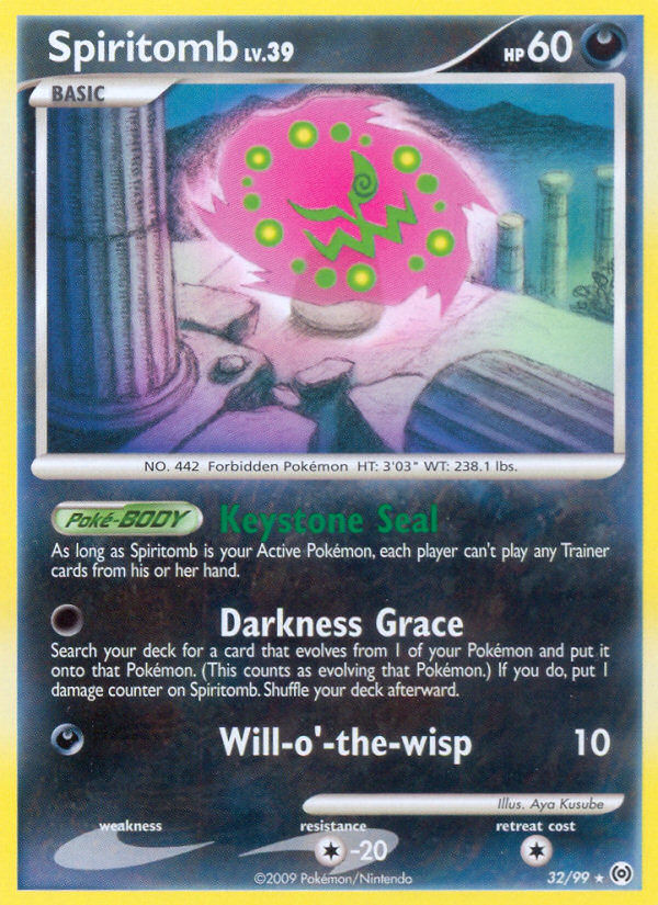Pokemon | Spiritomb (32/99) [Platinum: Arceus] | The Nerd Merchant