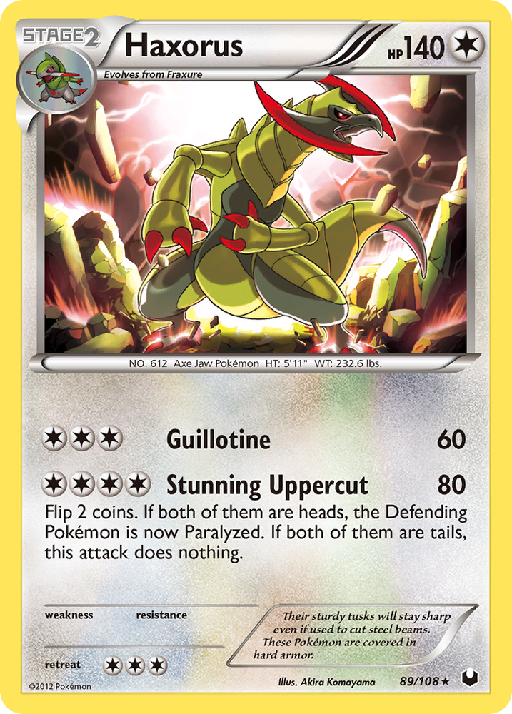 Pokemon | Haxorus (89/108) [Black & White: Dark Explorers] | The Nerd Merchant