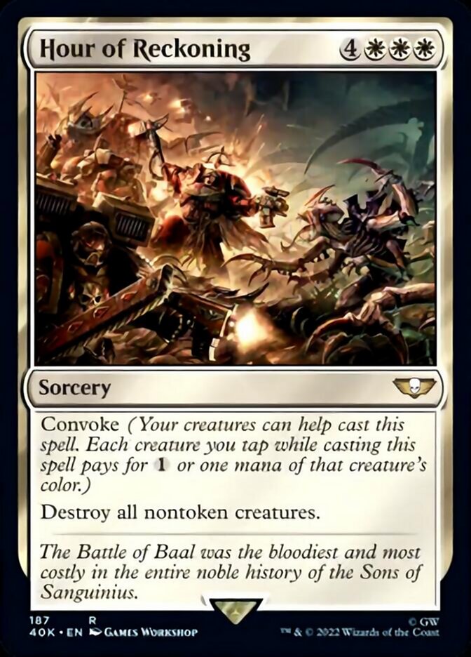 Magic | Hour of Reckoning (Surge Foil) [Warhammer 40,000] | The Nerd Merchant
