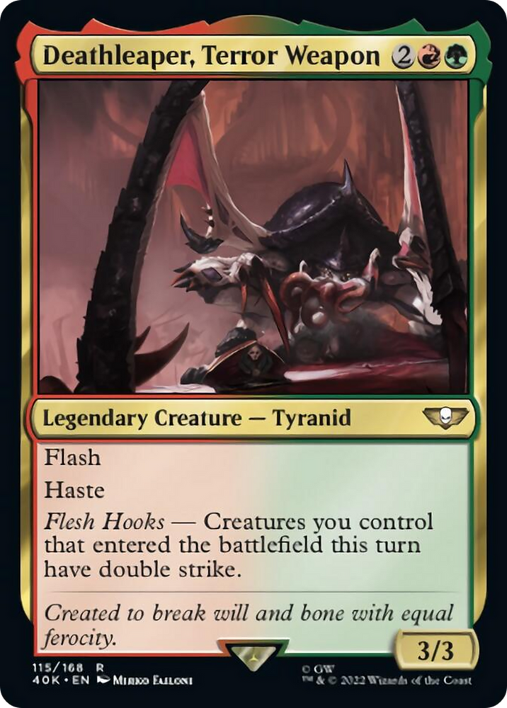 Magic | Deathleaper, Terror Weapon (Surge Foil) [Warhammer 40,000] | The Nerd Merchant