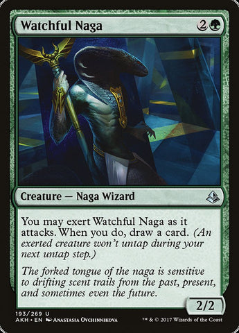 Magic | Watchful Naga [Amonkhet] | The Nerd Merchant