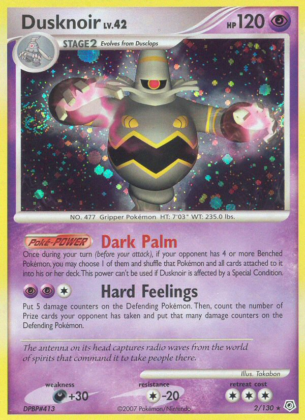 Pokemon | Dusknoir (2/130) [Diamond & Pearl: Base Set] | The Nerd Merchant