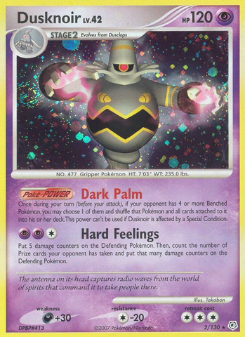 Pokemon | Dusknoir (2/130) [Diamond & Pearl: Base Set] | The Nerd Merchant