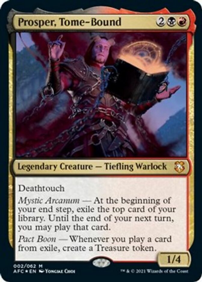 Magic | Prosper, Tome-Bound (Display Commander) [Dungeons & Dragons: Adventures in the Forgotten Realms Commander] | The Nerd Merchant