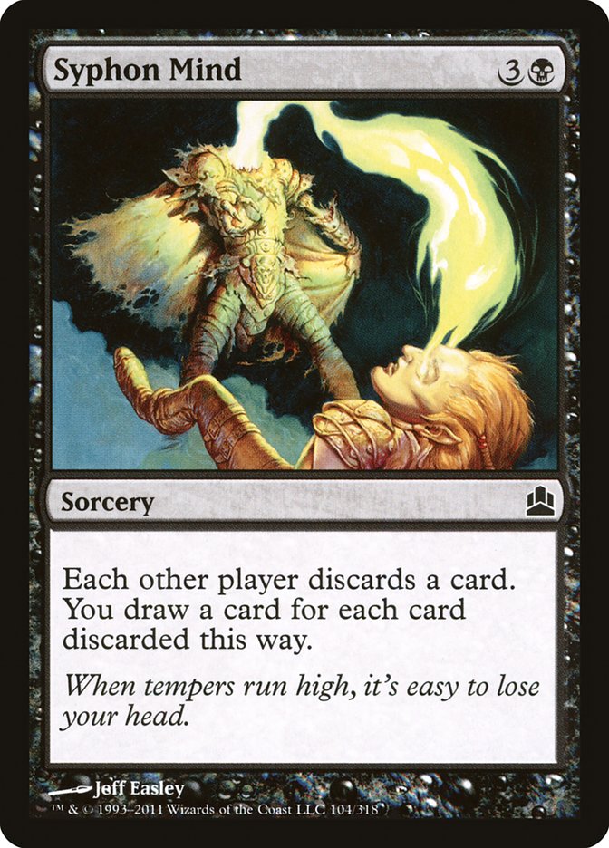 Magic | Syphon Mind [Commander 2011] | The Nerd Merchant