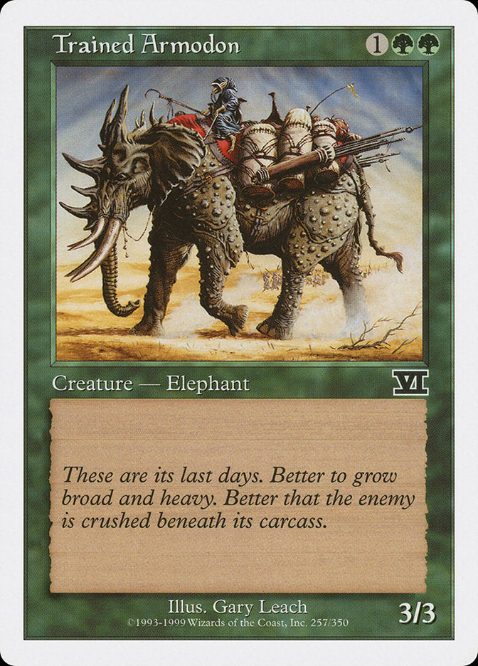 Magic | Trained Armodon [Classic Sixth Edition] | The Nerd Merchant