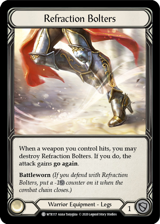 Flesh and Blood TCG | Refraction Bolters [U-WTR117] (Welcome to Rathe Unlimited)  Unlimited Rainbow Foil | The Nerd Merchant