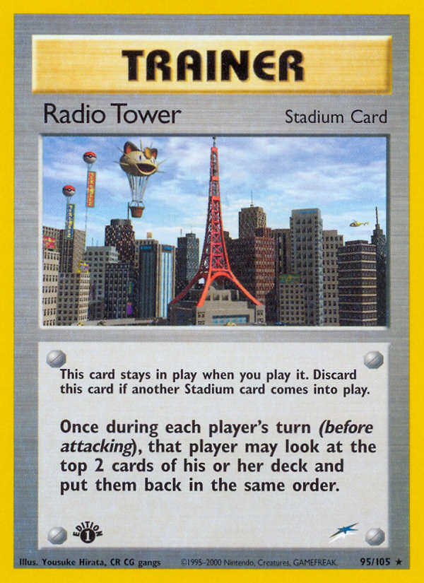Pokemon | Radio Tower (95/105) [Neo Destiny 1st Edition] | The Nerd Merchant