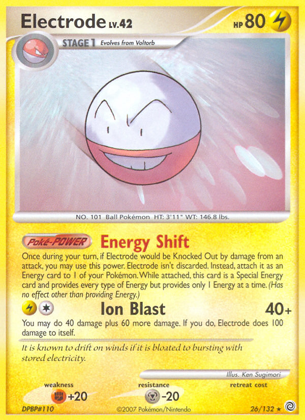 Pokemon | Electrode (26/132) [Diamond & Pearl: Secret Wonders] | The Nerd Merchant