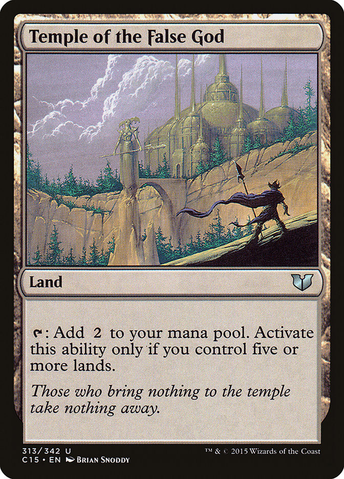 Magic | Temple of the False God [Commander 2015] | The Nerd Merchant