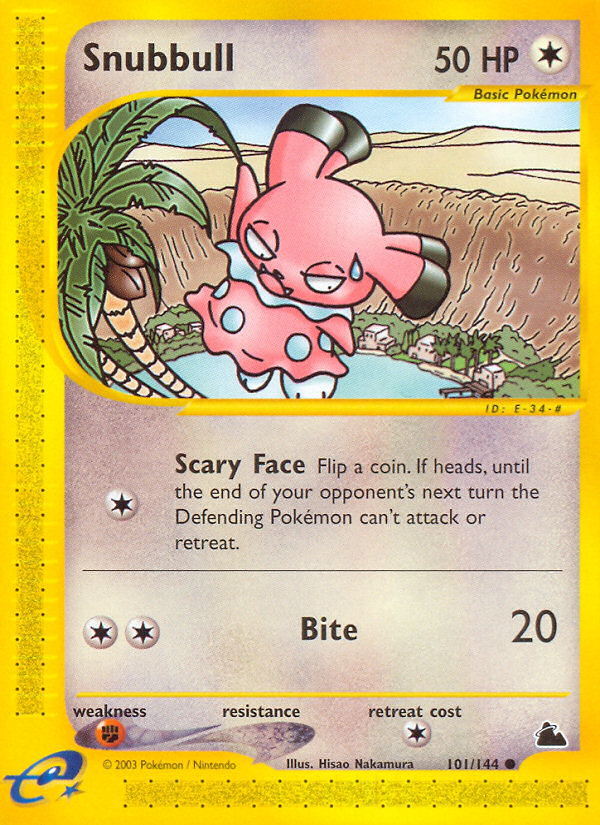 Pokemon | Snubbull (101/144) [Skyridge] | The Nerd Merchant
