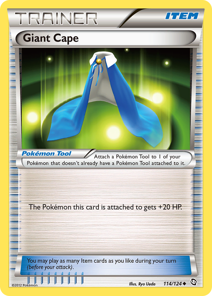 Pokemon | Giant Cape (114/124) [Black & White: Dragons Exalted] | The Nerd Merchant