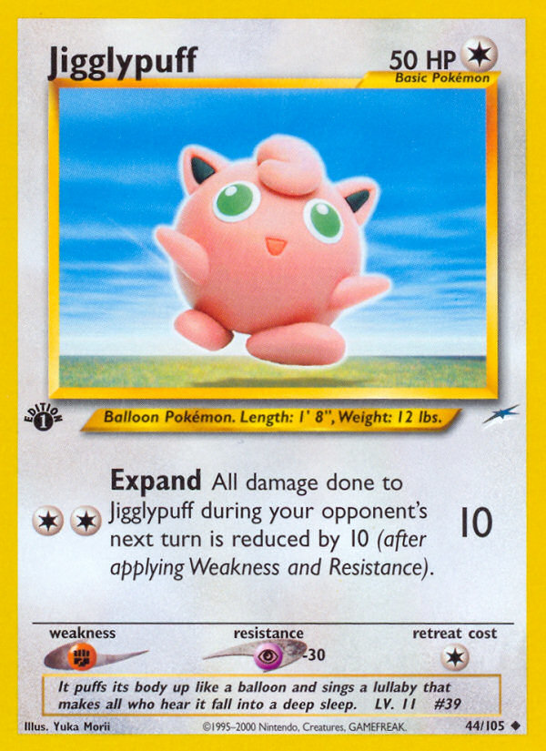 Pokemon | Jigglypuff (44/105) [Neo Destiny 1st Edition] | The Nerd Merchant