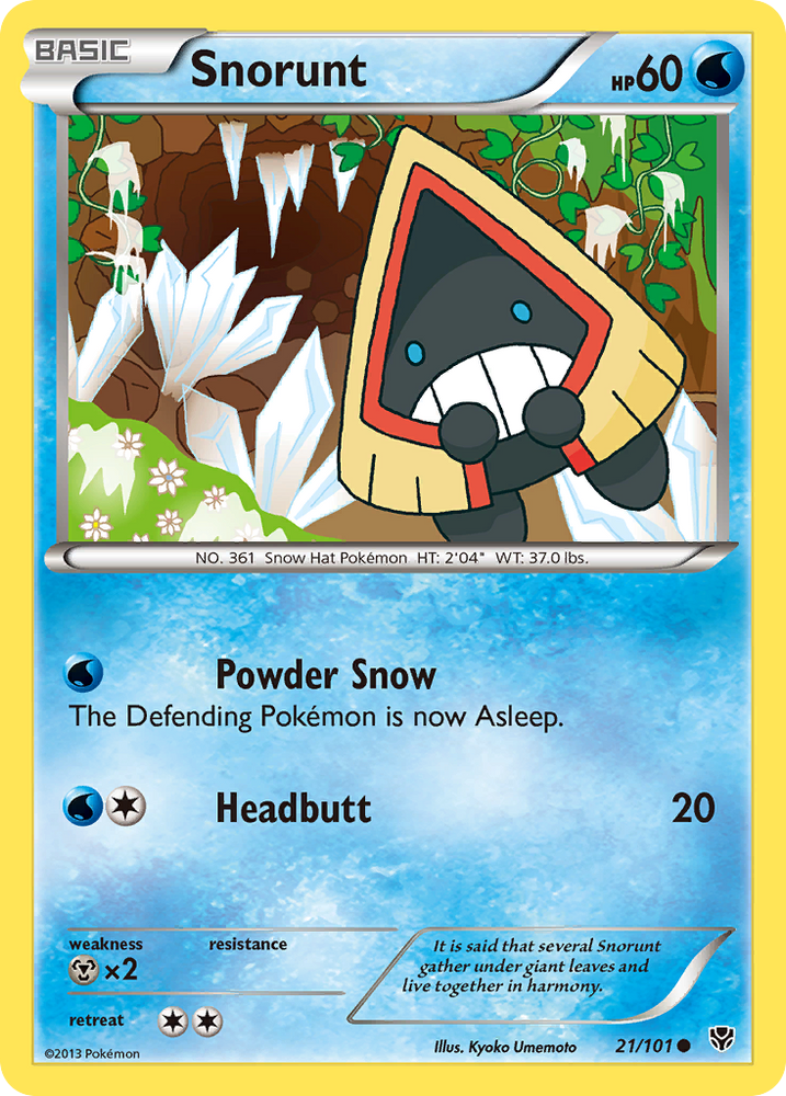 Pokemon | Snorunt (21/101) [Black & White: Plasma Blast] | The Nerd Merchant