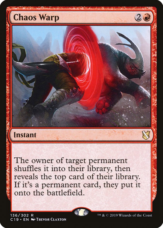 Magic | Chaos Warp [Commander 2019] | The Nerd Merchant