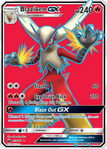 Pokemon | Blaziken GX (153/168) [Sun & Moon: Celestial Storm] | The Nerd Merchant