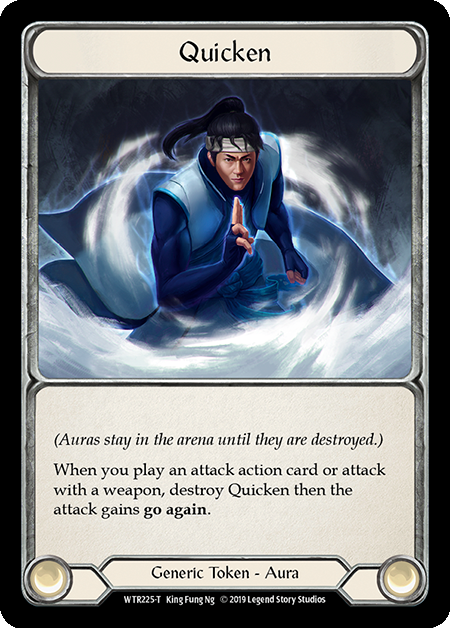 Flesh and Blood TCG | Quicken // Rhinar, Reckless Rampage [WTR225 // WTR001] (Welcome to Rathe)  1st Edition Normal | The Nerd Merchant