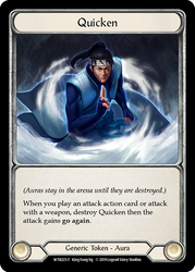 Flesh and Blood TCG | Quicken // Seismic Surge [WTR225-T // WTR075-T] (Welcome to Rathe)  Alpha Print Normal | The Nerd Merchant