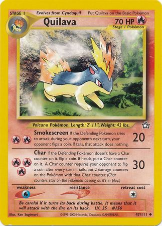 Pokemon | Quilava (47/111) [Neo Genesis Unlimited] | The Nerd Merchant
