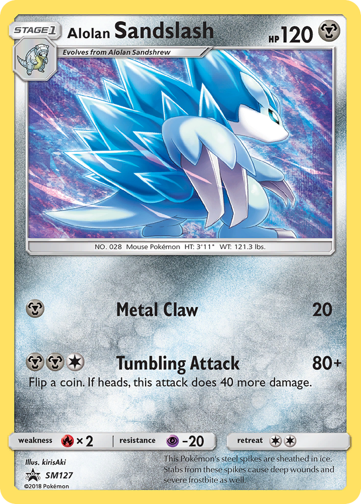 Pokemon | Alolan Sandslash (SM127) [Sun & Moon: Black Star Promos] | The Nerd Merchant