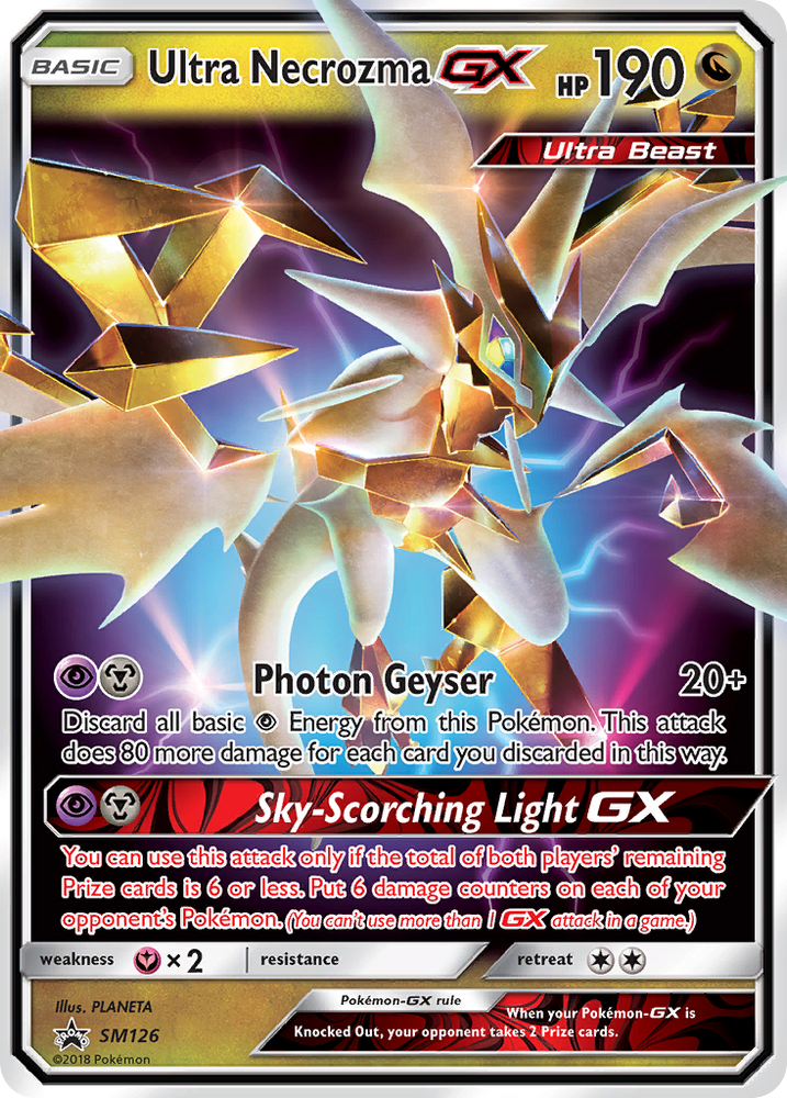 Pokemon | Ultra Necrozma GX (SM126) [Sun & Moon: Black Star Promos] | The Nerd Merchant