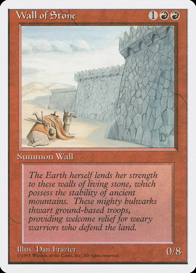 Magic | Wall of Stone [Fourth Edition] | The Nerd Merchant