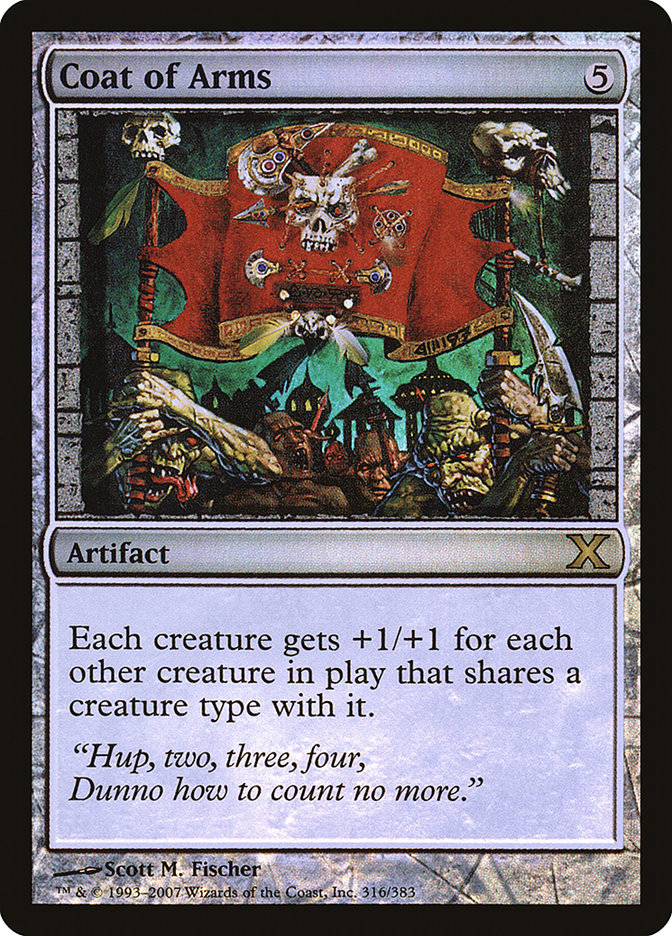Magic | Coat of Arms (Premium Foil) [Tenth Edition] | The Nerd Merchant