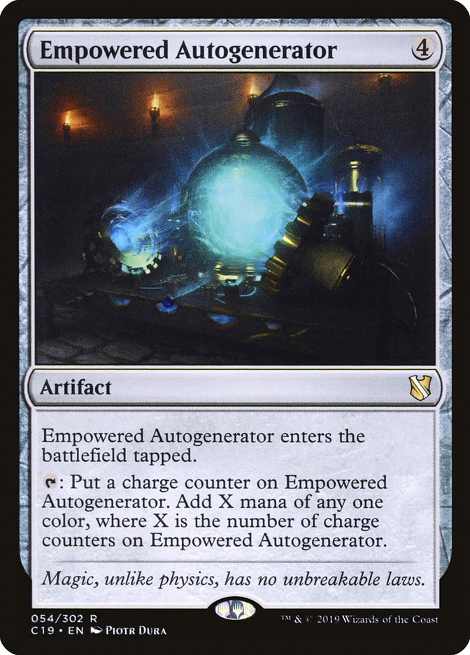 Magic | Empowered Autogenerator [Commander 2019] | The Nerd Merchant